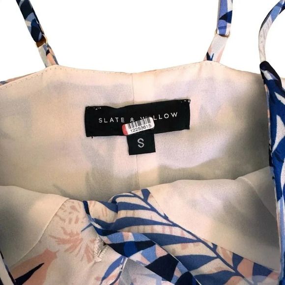 Slate & Willow Handkerchief Hem Sun Dress V-neck Straps Sleeveless Asymmetric S - Picture 11 of 14